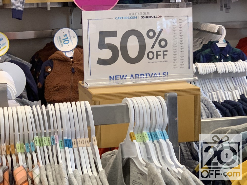 50% OFFNew Arrivals at Carter's
