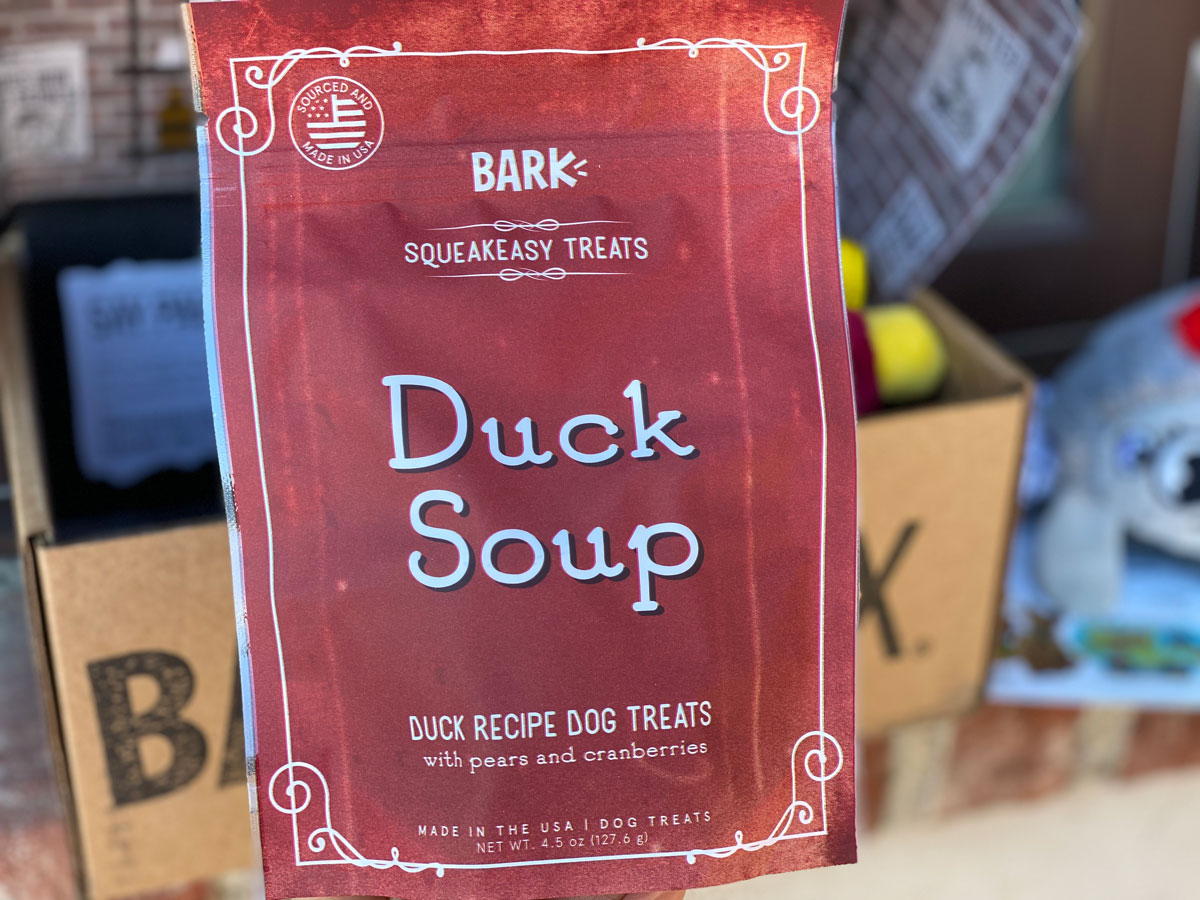 BarkBox Duck Soup dog treats