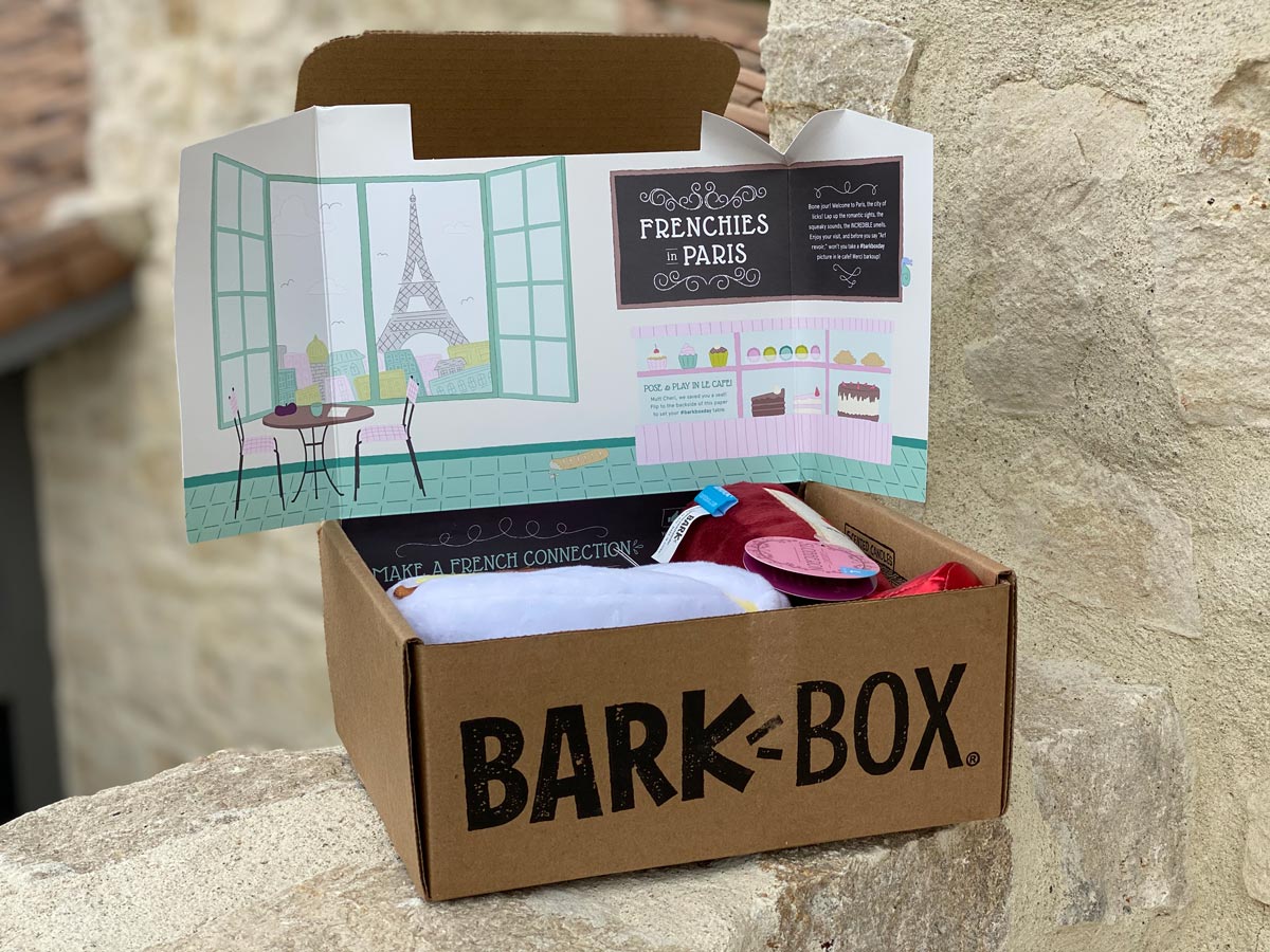 Barkbox Frenchies in Paris Box