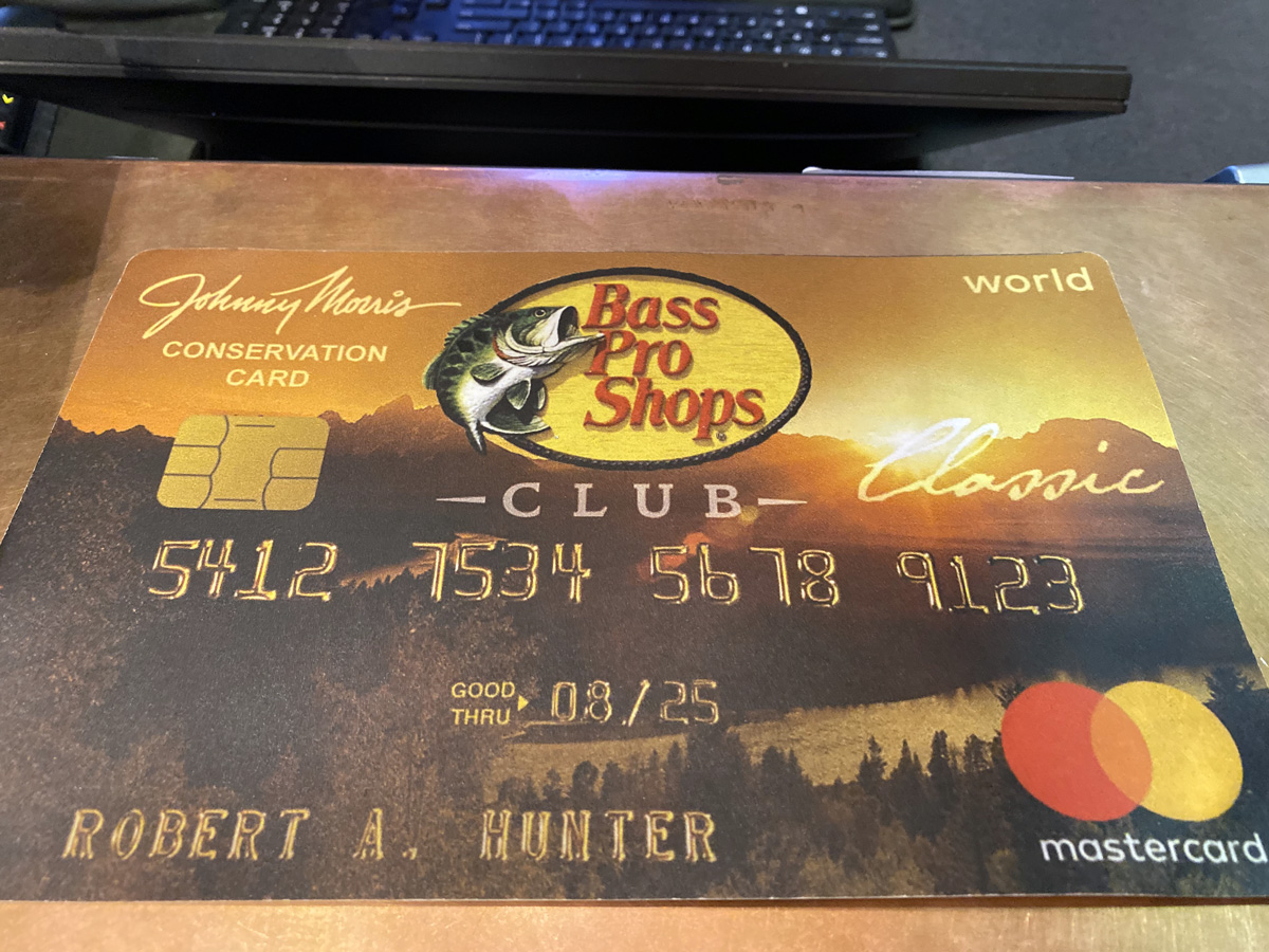 Bass Pro Shops Club MasterCard membership