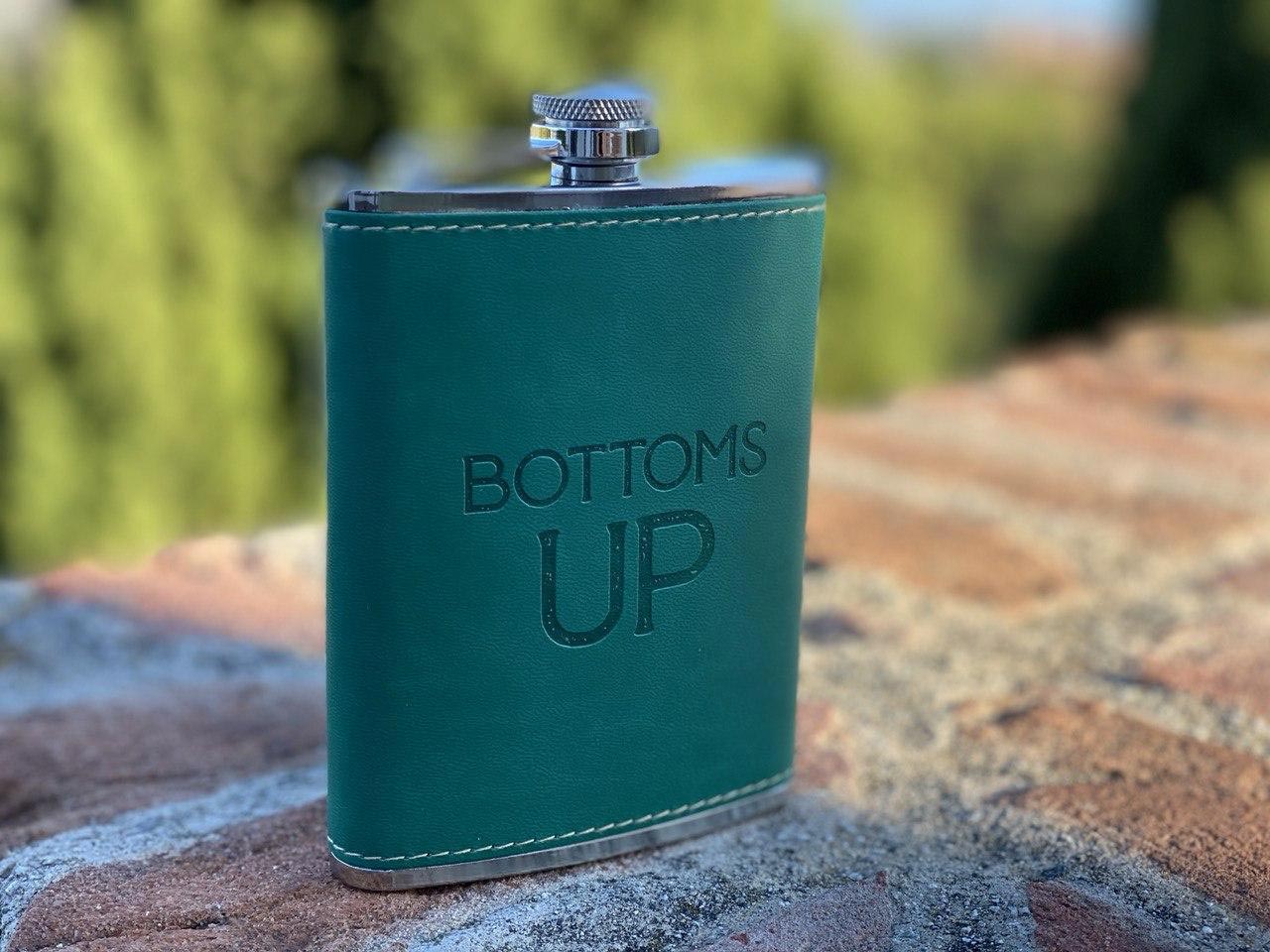 Bottoms Up flask