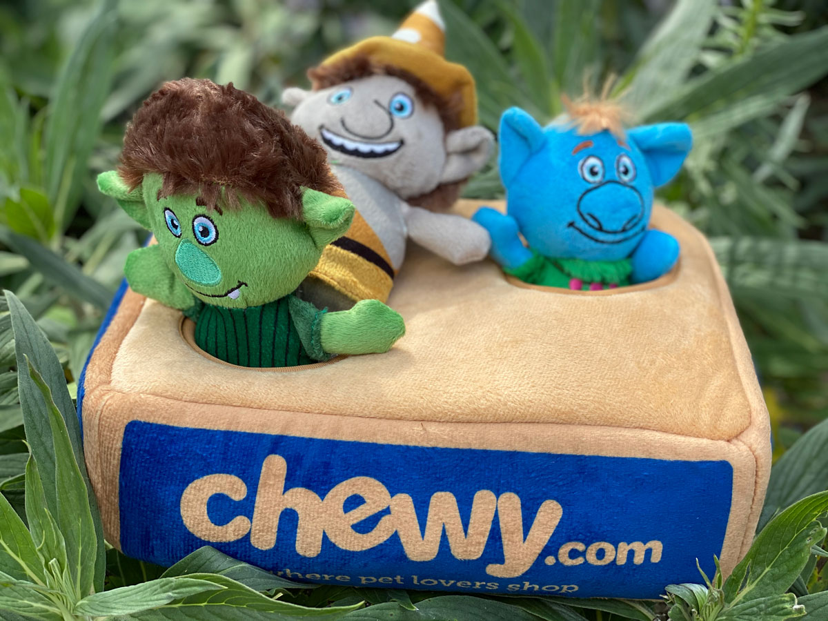 Chewy Mythical Mates Troll Dog Toy