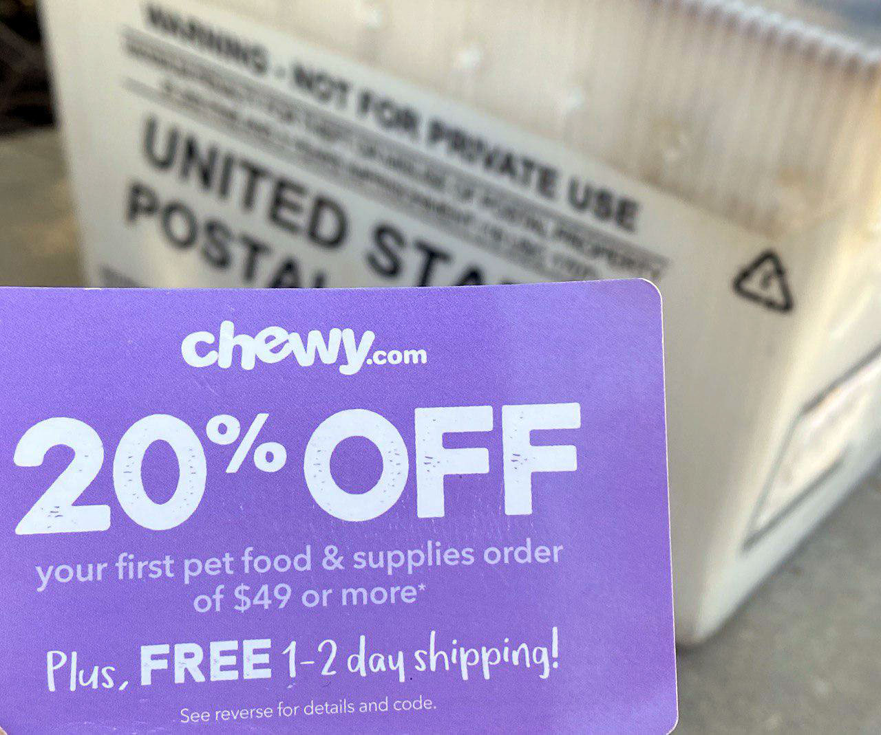 Chewy Discount 20% off