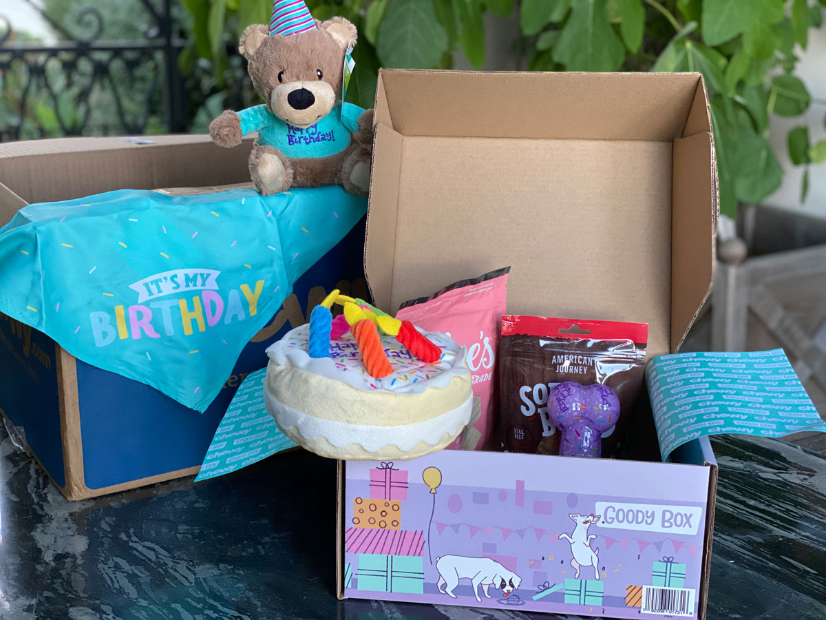 Chewy’s special birthday box