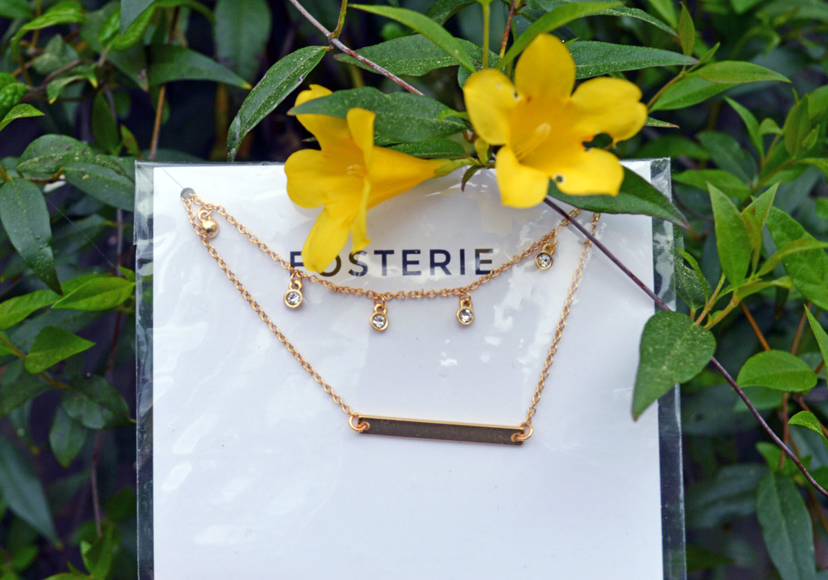 Fosterie Layered Gem Necklace by Causebox