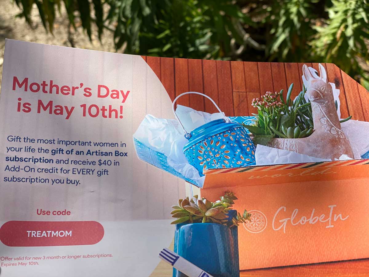 GlobeIn Mother's Day Coupon