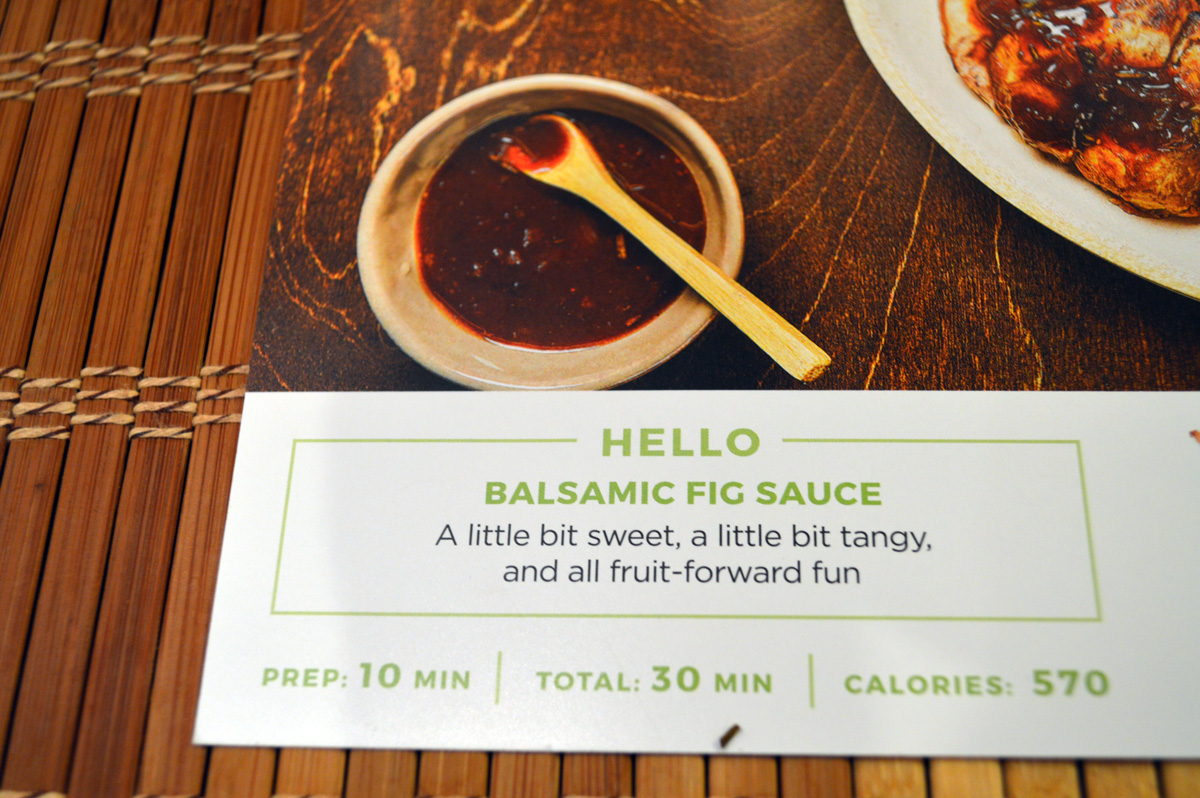 HelloFresh Balsamic Fig Sauce