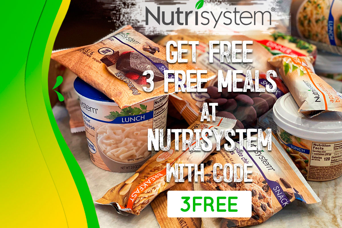 Nutrisystem free 3 meals coupon