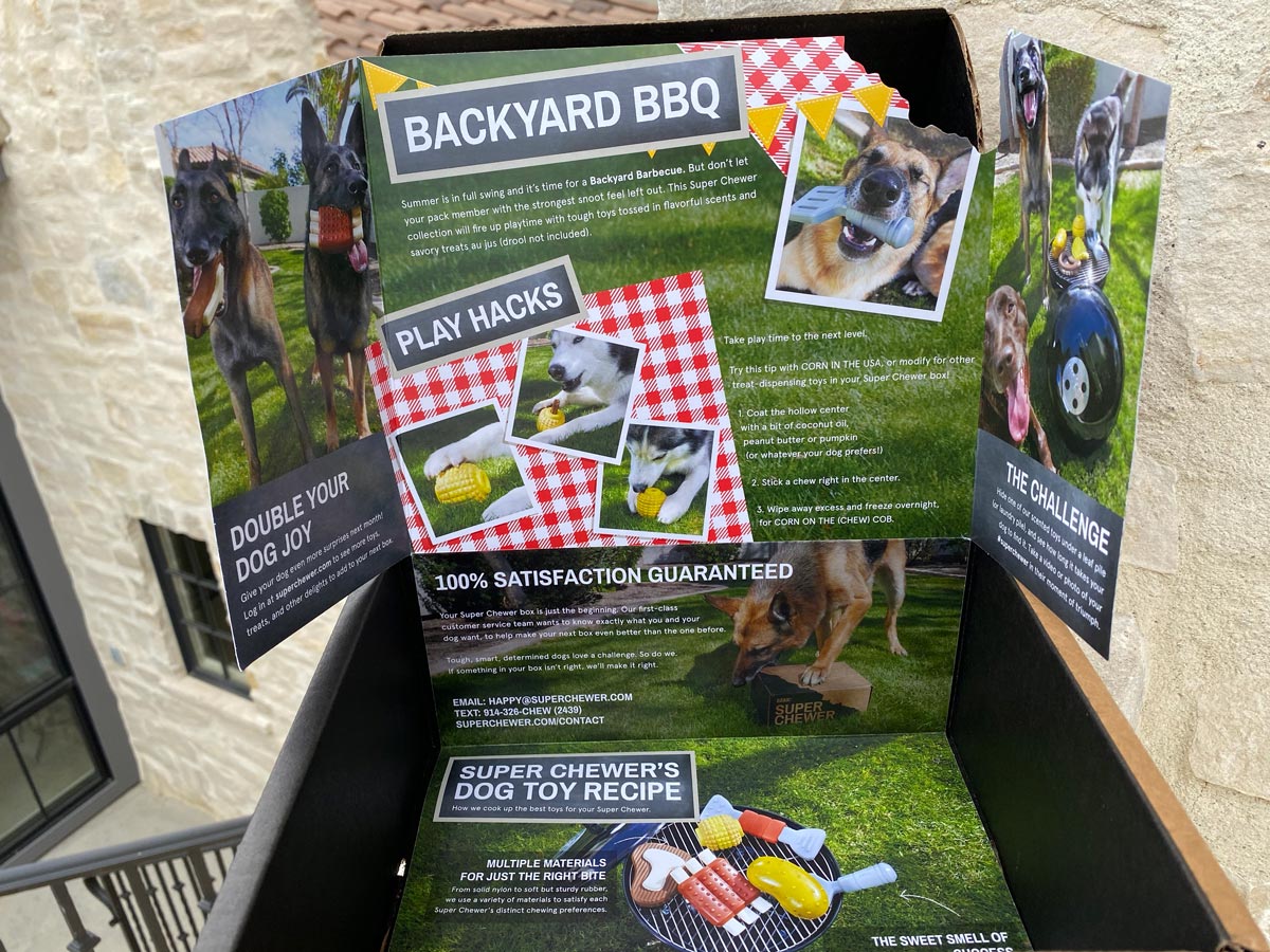 Super Chewer Backyard BBQ Box Promo