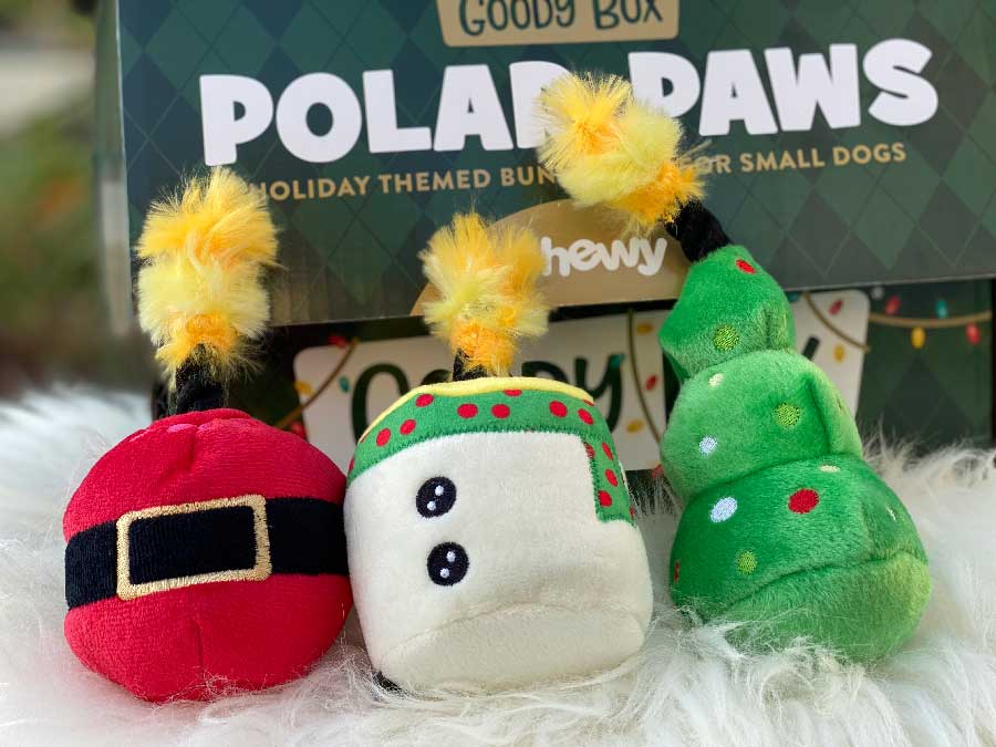 A Trio of Christmas Plush Toys