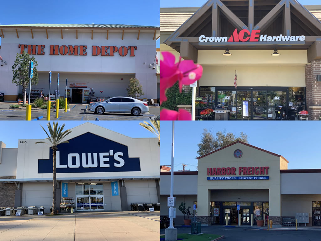 Home Depot, Lowe's, Ace Hardware, or Harbor Freight? 