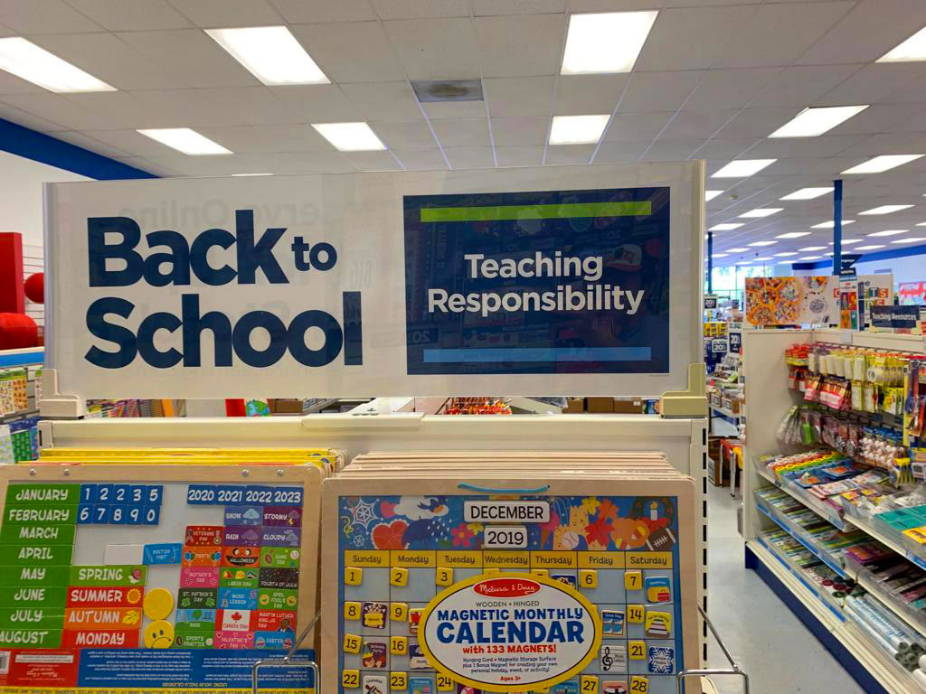 Back To School Teaching Responsibility Supplies