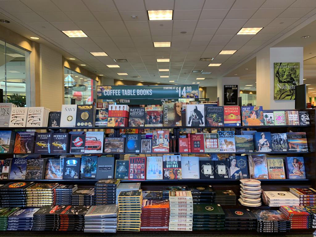 Barnes and Noble Cofee Table Books
