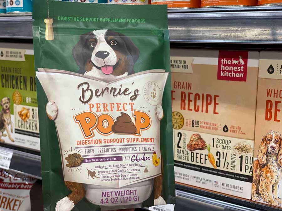Bernie's Perfect Poop Digestion Support Dog Supplement