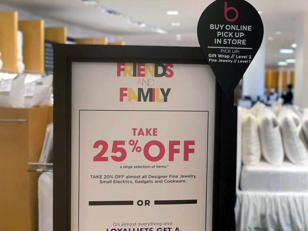 Bloomingdale's Friends and Family Sale