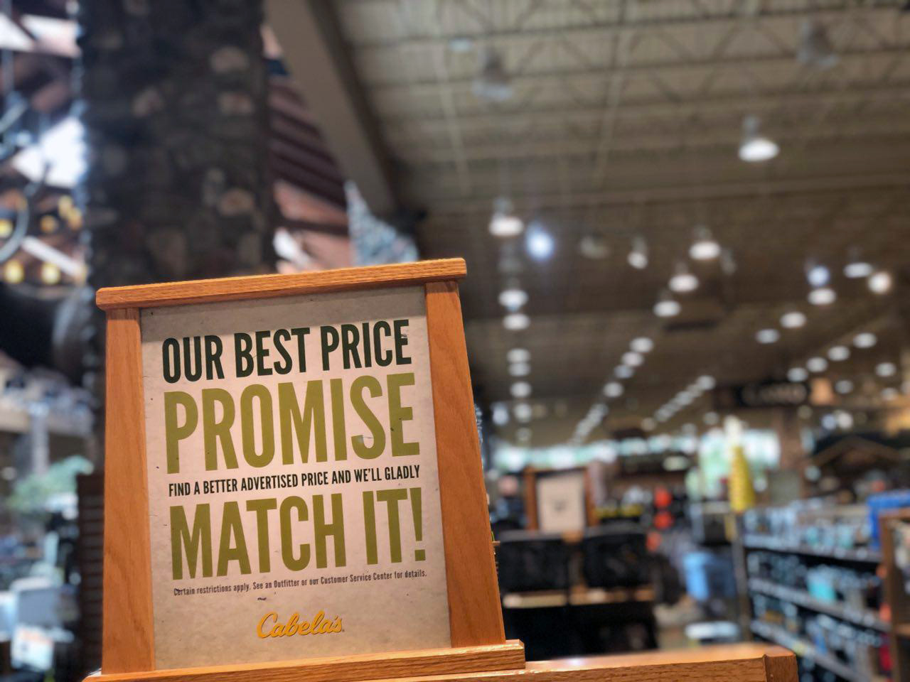 Cabela's Best Price Promoce Match
