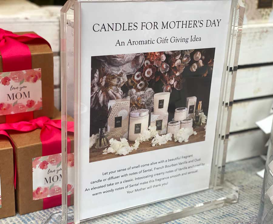 Candles for Mother's Day