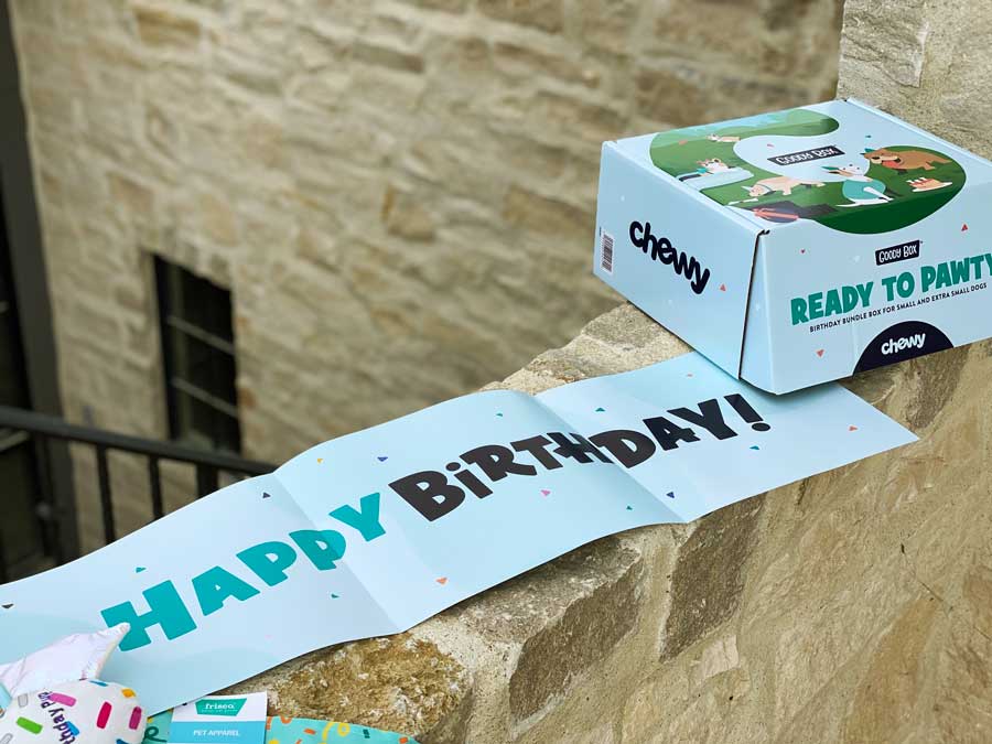 Chewy Birthday Goody Box