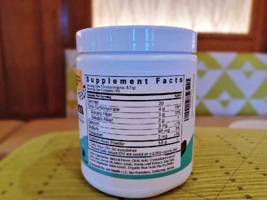 ColonBroom Supplement Ingredients