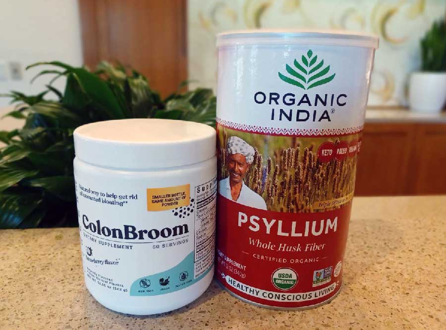 ColonBroom Vs Organic India Psyllium Whole Husk Fiber