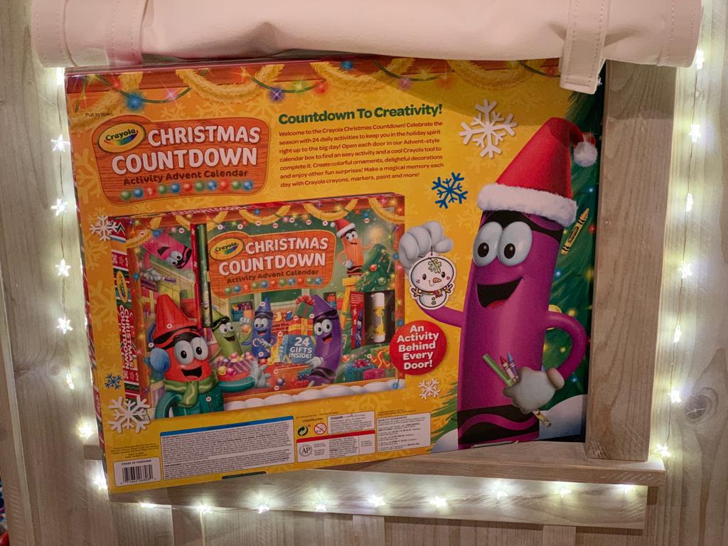 Crayola Christmas Countdown Activity