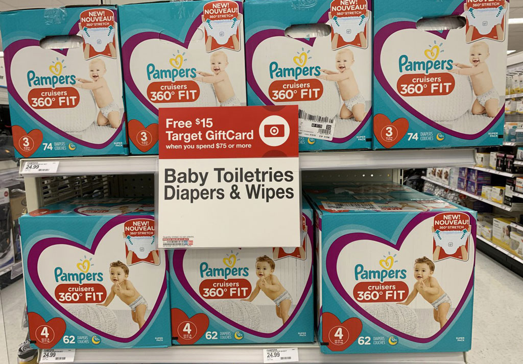 Diapers Pampers Cruisers 360 Fit Target