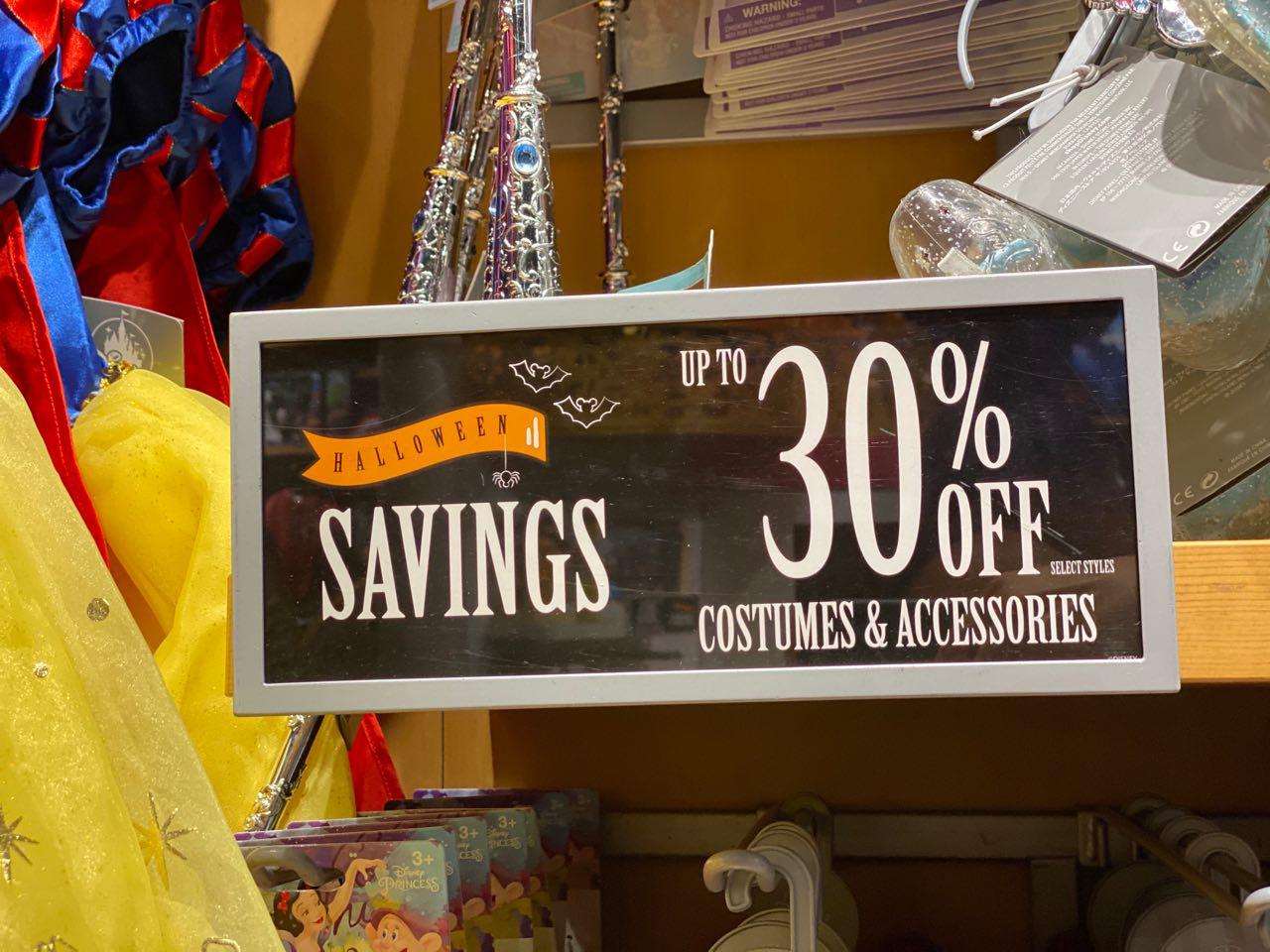 Disney Store 30% OFF Costumes and Accessories