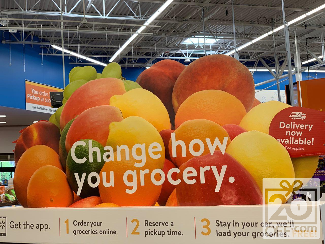 Free Grocery Delivery at Walmart