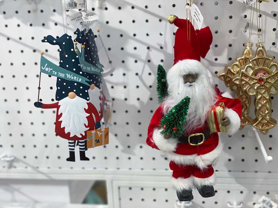 Gnomes and Santas Christmas Ornaments