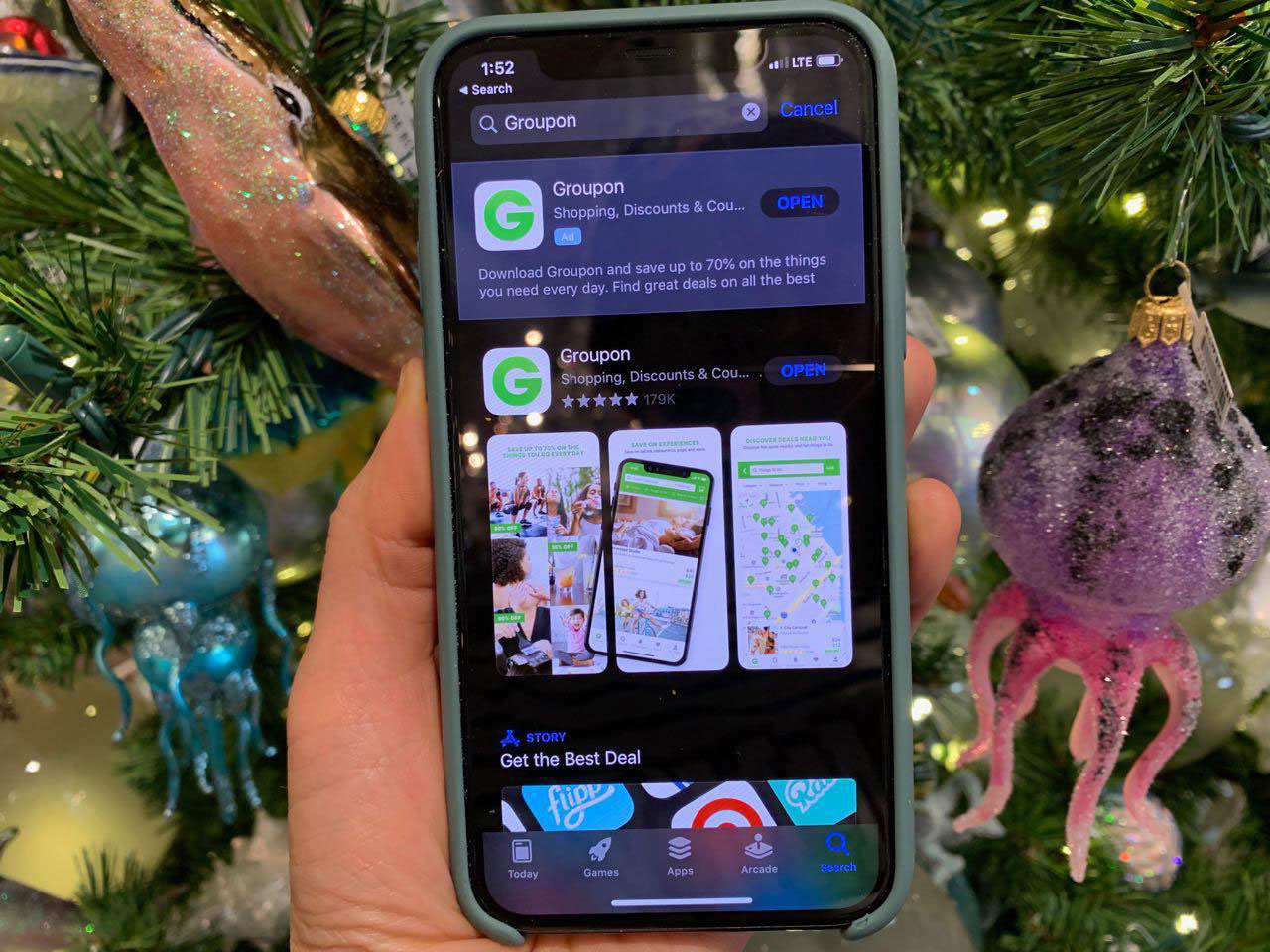 Up to 90% OFF Christmas Deals with Groupon App