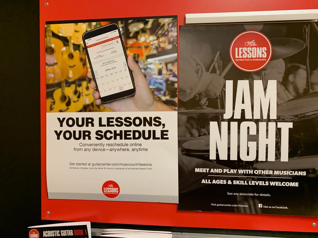 Guitar Center Lessons Schedule