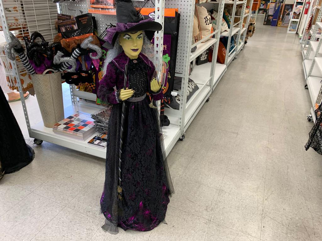 halloween Witch Figurine