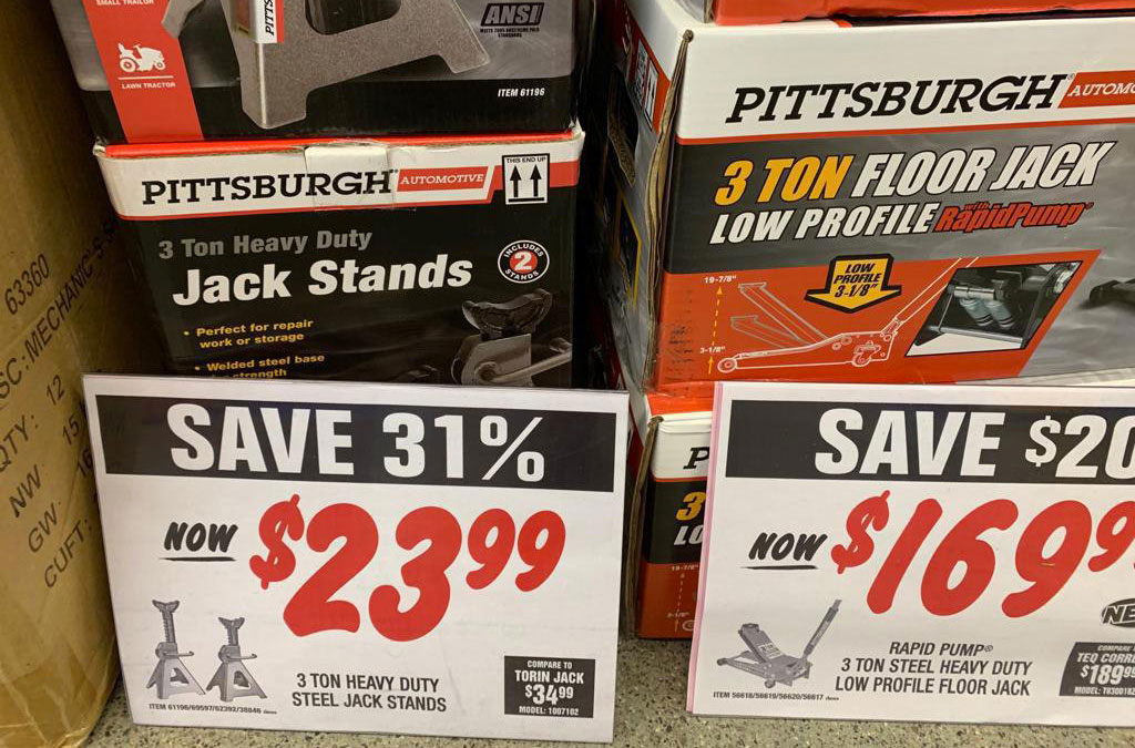 Harbor Freight Jack Stands Discount