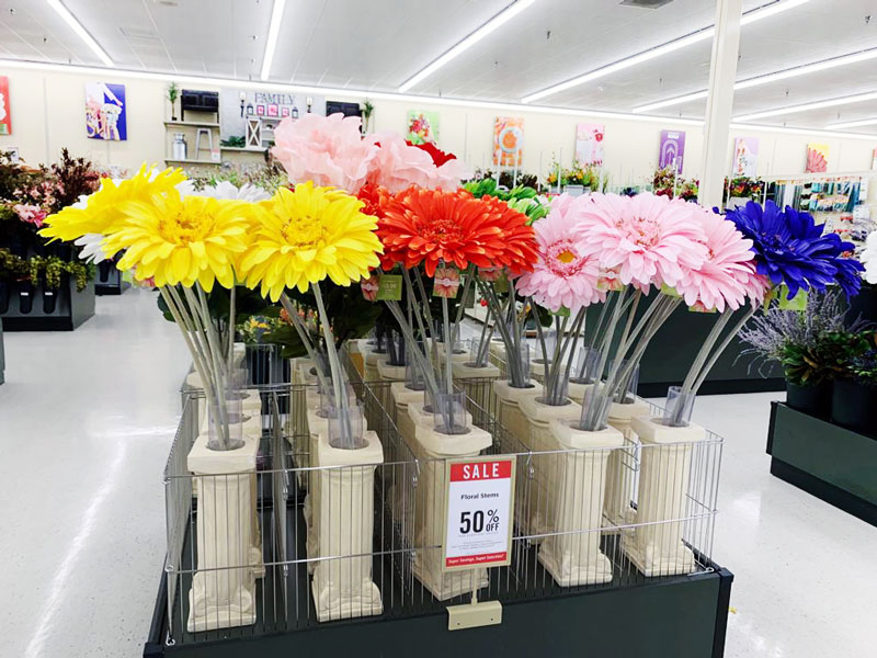 Hobby Lobby Floral Steams on Sale