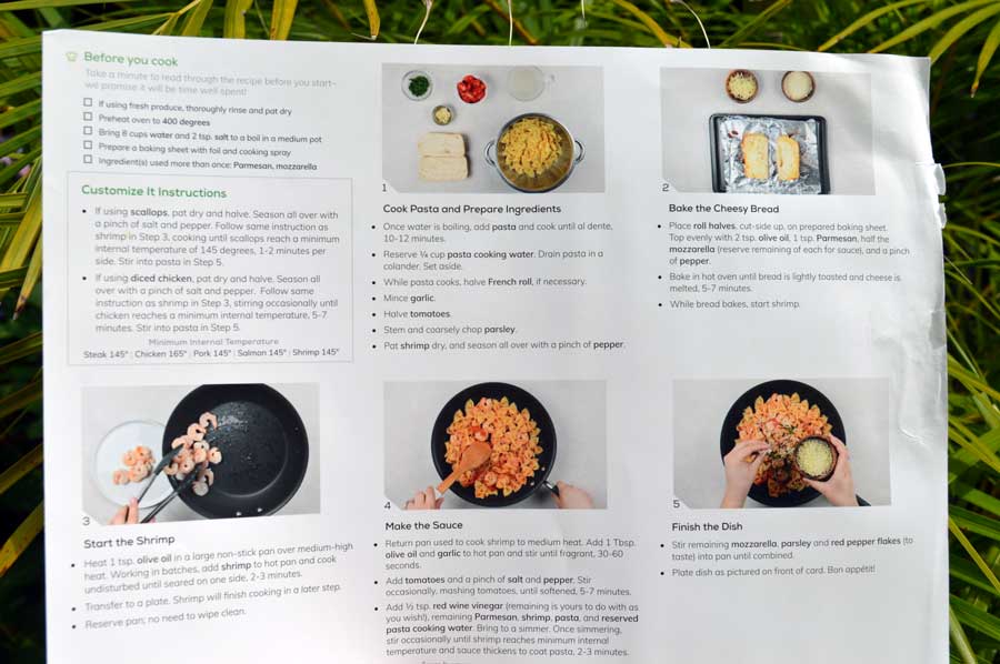 Home Chef Recipe