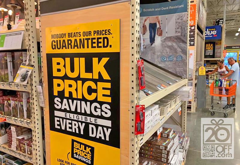 Home Depot Bulk Price Savings