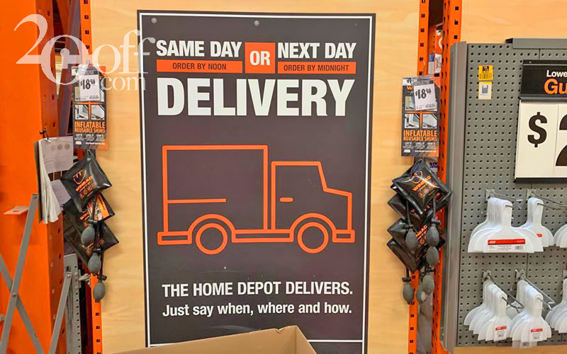 Home Depot Next Day Delivery