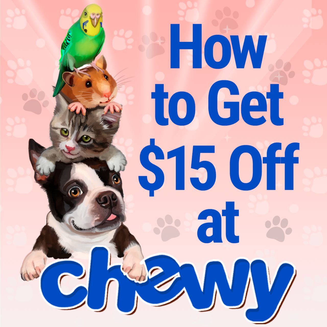 How to get $15 Off at Chewy