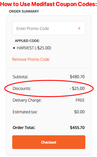 How to Use Medifast Coupon Code