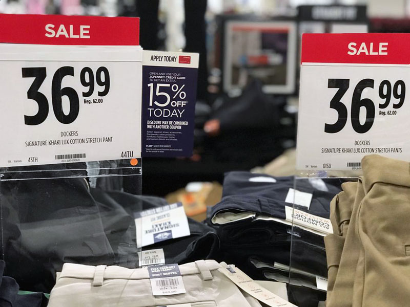 JCPenney 15% off promotion