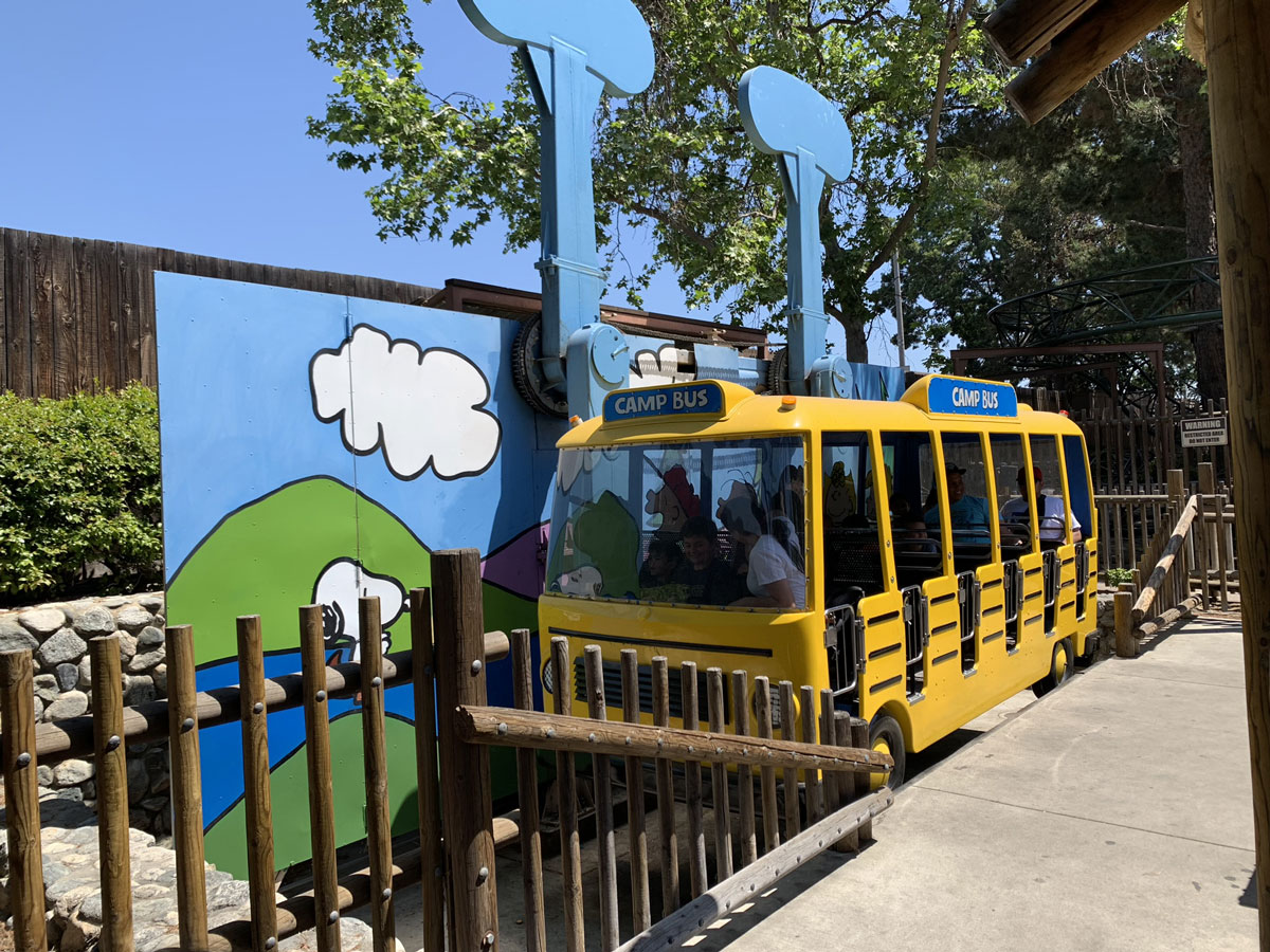 Knott's Berry Farm Camp Bus at Camp Snoopy