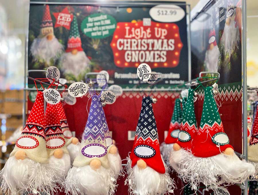 Light up Christmas Gnomes Ornaments