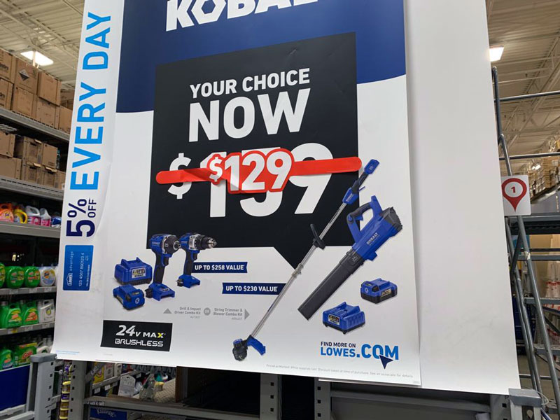 Lowe's 5% OFF Discount
