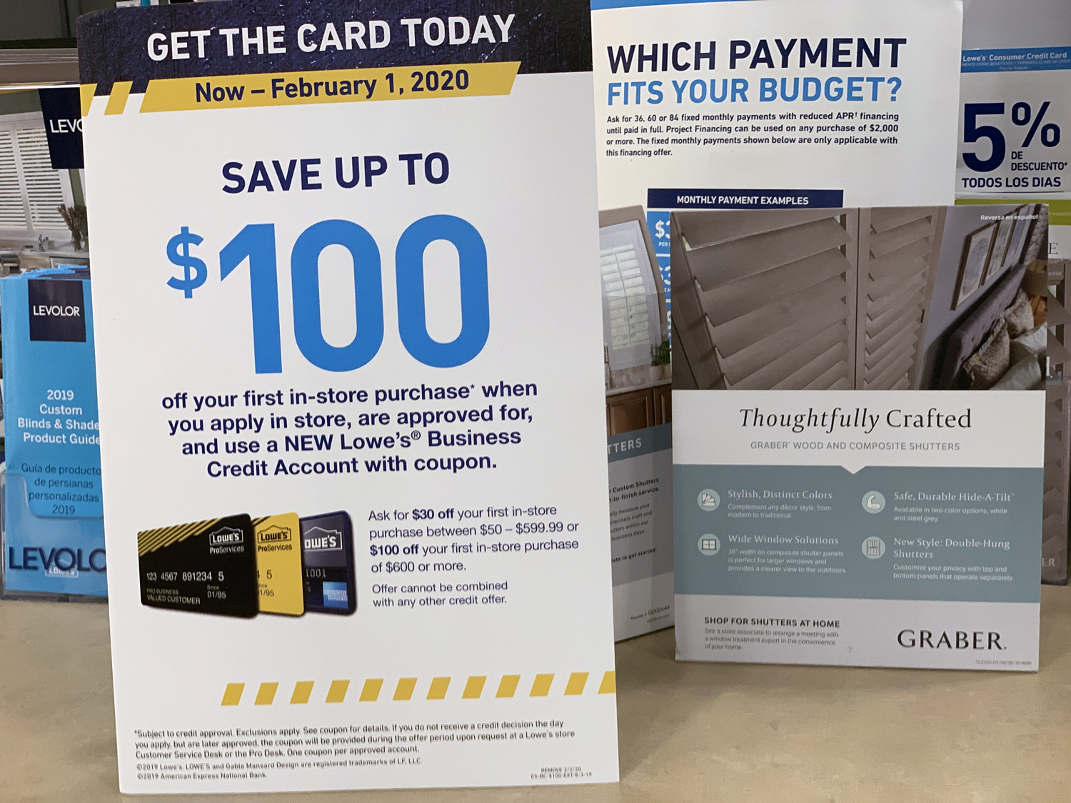 Lowe's Credit Card Deal