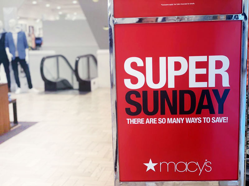 Macys Super Sunday Sale