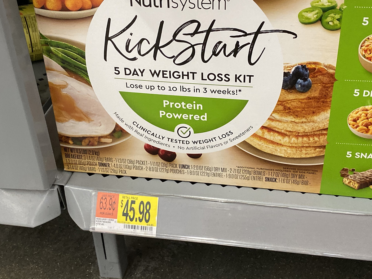Nutrisystem Kickstart for Men at Walmart