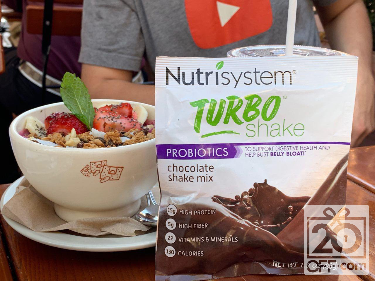 Nutrisystem Turbo Shake Chocolate Shake Mix