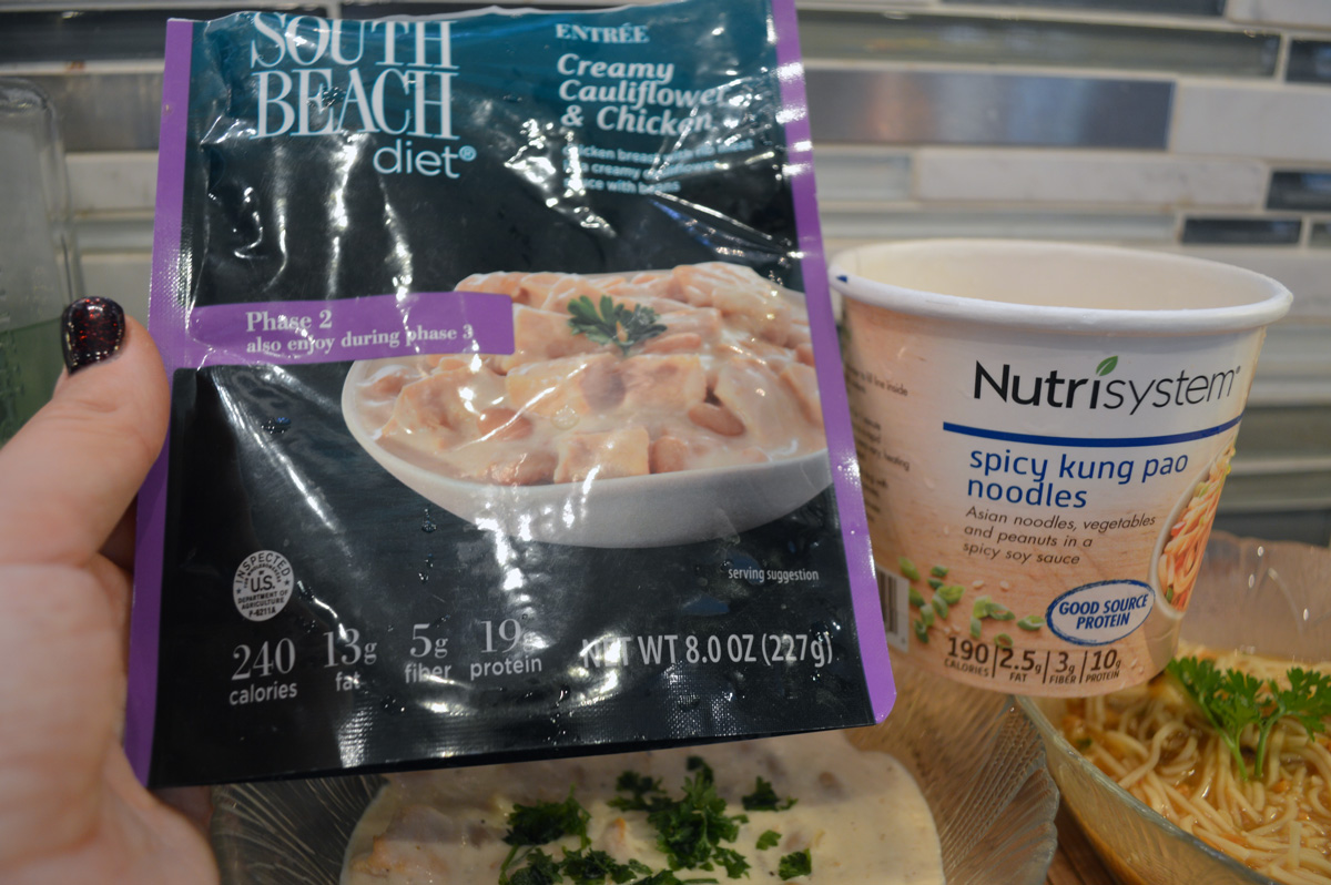 Nutrisystem vs South Beach Diet Meals