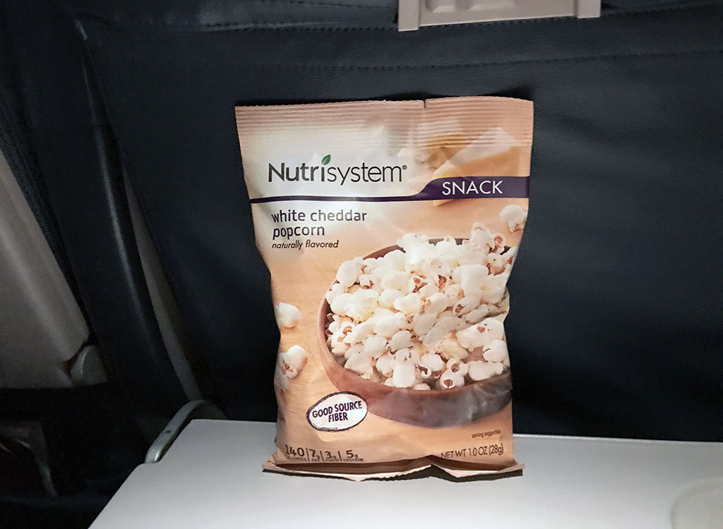 Nutrisystem White Cheddar Popcorn Naturally Flavored