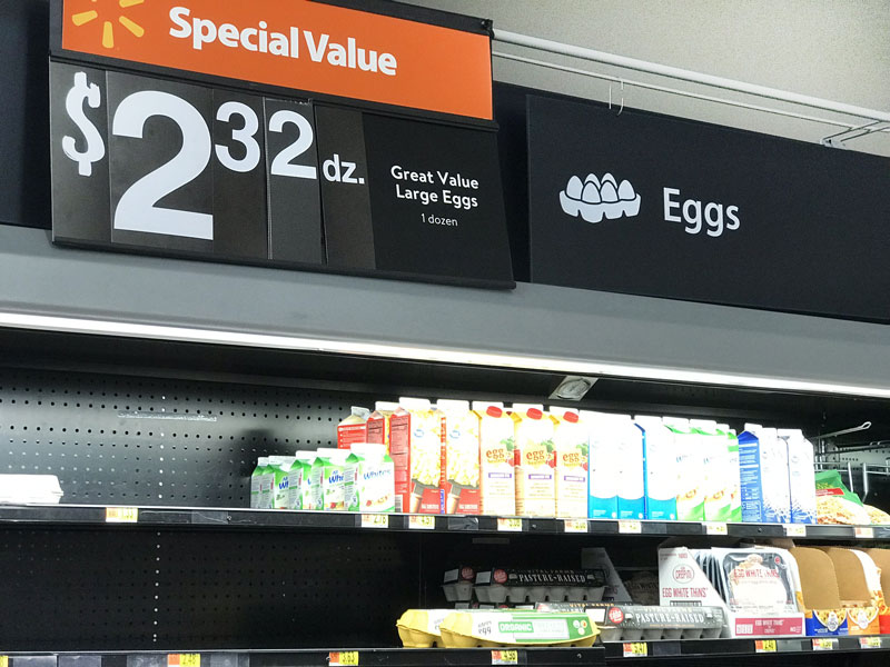 Organic Eggs at Walmart